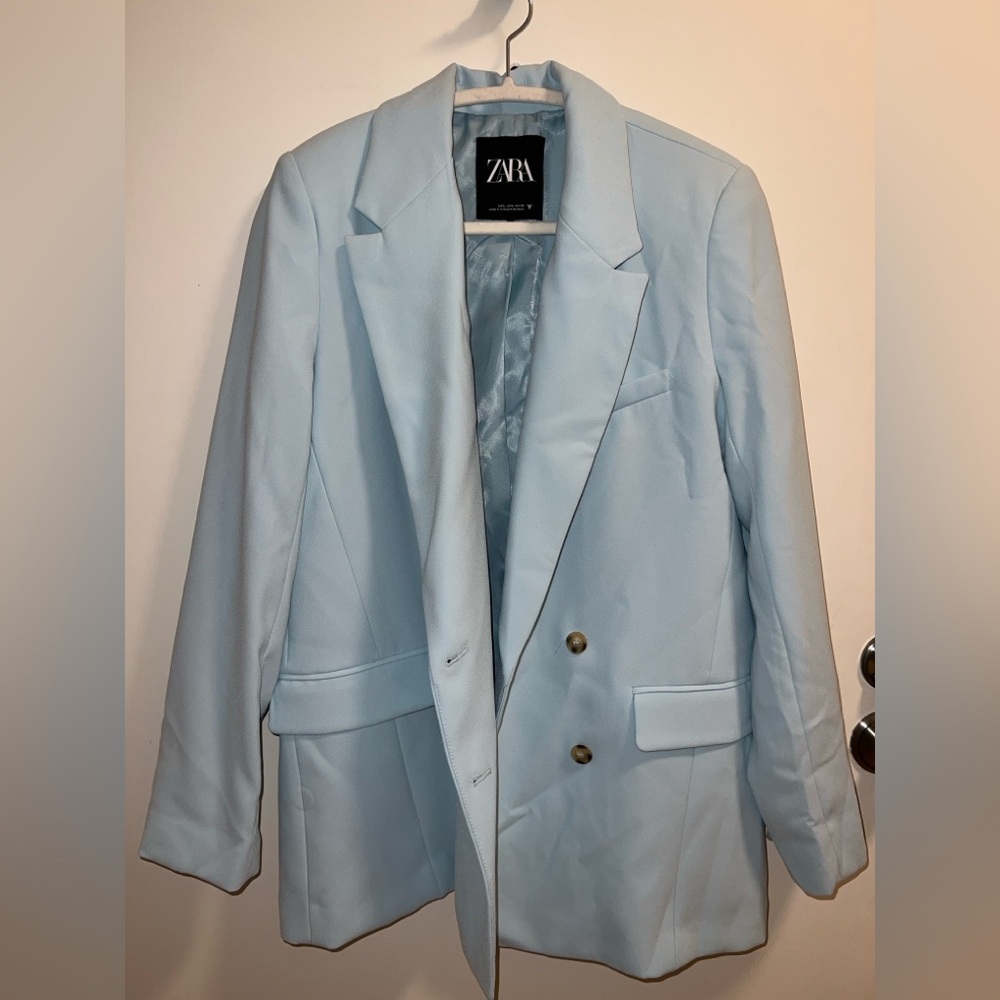 Zara Sky Blue Jacket